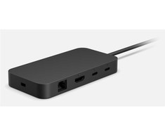 Microsoft Surface USB4 Dock prijungimo stotis 100 W, juoda