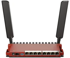 Mikrotik L009UiGS-2HaxD-IN, „Wi-Fi 6“ (802.11ax), vienos juostos (2,4 GHz), Ethernet LAN, raudonas, stalo maršrutizatorius