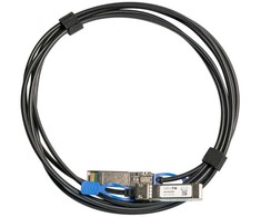 MikroTik Kabelis Direct Attach SFP/SFP+/SFP28 1/10/25G 25 Gbit/s 3m Juodas (XS+DA0003)