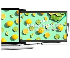Monitorius Mobile Pixels Duex Max DS 14.1 (Juodas) FHD, 1080P IPS, Ultra Slim Nešiojamas kompiuteris