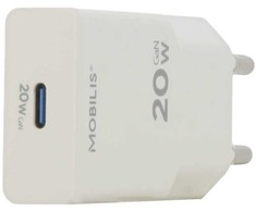 Įkroviklis Mobilis ENERGY CHARGER Ultra-cienka Siecienna 1x USB-C 20 W Baltas (020025)