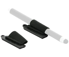 Mobilis PACK OF 10 ADHESIVE UNIVERSAL/STYLUS HOLDER - Juodas