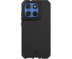 Mobilis „SPECTRUM_R“ dėklas, skirtas „Motorola Moto G67“, vientisas juodas matinis minkštas dėklas
