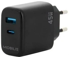 Įkroviklis Mobilis WALL CHARGER - 45W - 1 USB A +