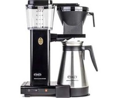 Moccamaster KBGT Juodas Kavos aparatas, Lašėjimo , Malta kava, 2400 W, Juodas, Nerūdijantis plienas