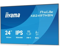 iiyama ProLite XB2497HSN-W1 monitorius komputerowy 60,5 cm (23.8") 1920 x 1080 px Full HD LED Baltas