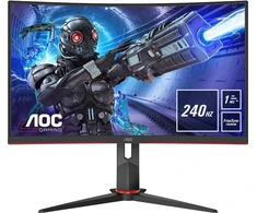 Monitorius AOC G2 C32G2ZE/BK, 80 cm (31.5"), 1920 x 1080 pikselių, Full HD, LED, 4 ms, Juodas, Raudona