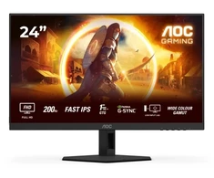 Monitorius AOC G4 24G4HREAD, 60.5 cm (23.8"), 1920 x 1080 pikselių, 1 ms, Juodas, Raudona