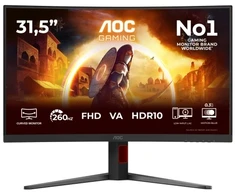 AOC G4 C32G4Z kompiuterio monitorius 80 cm (31.5″) 1920 x 1080 pikseliai „Full HD“ LCD Juoda, Raudona