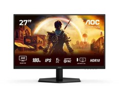 Monitorius AOC G4 Q27G42XE, 68.6 cm (27"), 2560 x 1440 pikselių, Quad HD, 1 ms, Juodas, Raudona