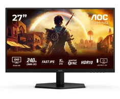 Monitorius AOC G4 Q27G42ZE, 68.6 cm (27"), 2560 x 1440 pikselių, Quad HD, LCD, 1 ms, Juodas, Raudona