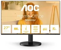 Monitorius AOC B3 27B3CF2, 68.6 cm (27"), 1920 x 1080 pikselių, Full HD, LED, 4 ms, Juodas