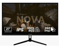 Monitorius Arozzi Nova | 27 " | IPS | QHD | 16:9 | 260 Hz | 1 ms | 2560 x 1440 pikselių | 350 cd/m2 | HDMI jungtys quantity 2 | Juodas