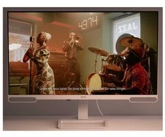 BENQ EW3290U 31,5 colio 4K 95 P3 USB-C 65W USB šakotuvas su LBL+2.1 kanalų „treVolo“ garsiakalbiu, nuotolinio valdymo pultu