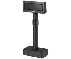 Monitorius Bixolon BCD-2000, 120 skaitmenų, 0,03 mm, 100 cd/m², 127,2 x 33,9 mm, Mėlyna, Balta, Juoda