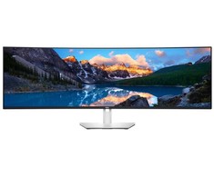 Monitorius DELL UltraSharp U4924DW, 124.5 cm (49"), 5120 x 1440 pikselių, 5K Ultra HD, LCD, 14 ms, Juodas, Sidabrinis