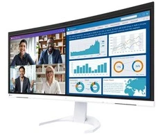 Monitorius EIZO EV3450X 34.1" IPS 16:9 2440X1440 CURVED USB-C/94W RJ45 CAM (Baltas)