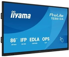 Monitorius Iiyama TE8613A-B2AG 86IN UHD IR 40P - TOUCH AG WITH INTERACTIVE ANDROI