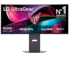 Monitorius LG 34G600A-B, 86.4 cm (34"), 3440 x 1440 pikselių, Wide Quad HD, LCD, 5 ms, Juodas