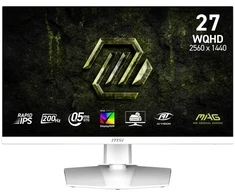 Monitorius MSI MAG 274QRFW E20, 68.6 cm (27"), 2560 x 1440 pikselių, Wide Quad HD, LCD, 0.5 ms, Baltas