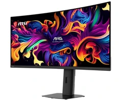 Monitorius MSI MAG 341CQPDE QD-OLED X28 (86,8 cm (34 colių), juodas, UWQHD, lenktas, USB-C, HDMI, DP, 280 Hz ekranas)
