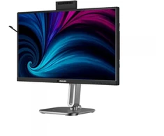 Monitorius Philips MT 23,8" 24B2U4301H - 1920x1080, IPS, 120Hz, HDMI, DP, USBhub, USB-C, PD, RJ45, Repro, Pivot, Webkamera