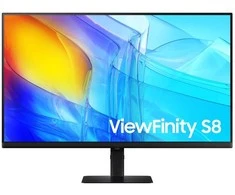Monitorius SAMSUNG S32D800E 32" 16:9 3840X2160 VA, 5MS, 350NITS, 60HZ, HDR10, SRGB 99%, HAS/SWIVEL/PIVOT/TILT, HDMI/DP, USB3 HUB, VESA 100, HDMI CABLE