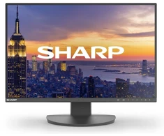Monitorius Sharp MultiSync EA242W, 61 cm (24"), 1920 x 1200 pikselių, Full HD, LCD, 5 ms, Juodas