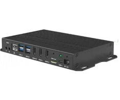 Monitorius „SmartSign QBIC BXP350-S“ | 8K kelių ekranų medijos grotuvas su HDMI įvestimi | ARM keturių branduolių A76 | 8 GB | 128 GB | Mali-G610 MC4 | „Android 14“ |
