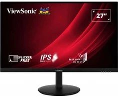 Monitorius Viewsonic VG Series VG2709-2K-MHD-2, 68.6 cm (27"), 2560 x 1440 pikselių, Quad HD, LED, 4 ms, Juodas