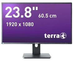 Monitorius Wortmann TERRA LCD/LED 2456W PV V4 juodas USB-C, DP, HDMI GREENLINE PLUS (3030250)