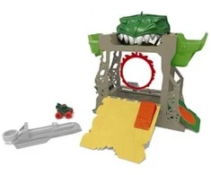 MONSTER JAM MINI JAMS paleidimo trasa su transporto priemone Dungeon of Doom, 6069758