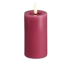 „Moods &amp; More“ LED kolonėlė su vintažinės rožės spalvos lydymosi efektu – Ø 4,9 cm x A 10 cm