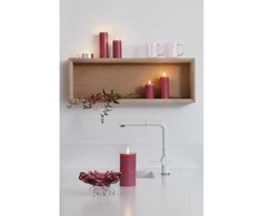„Moods &amp; More“ LED kolonėlė su vintažinės rožės spalvos lydymosi efektu – Ø 4,9 cm x A 7,5 cm