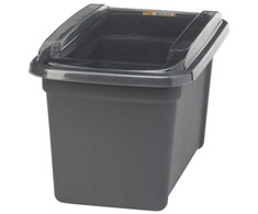 Kibiras su gręžtuvu Vikan ErgoClean 385x222x200 mm pilkas plastikinis be dangčio