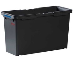 Mop box Vileda Origo 25 l juodas recycled plastikas 55.2x23.8x32 cm