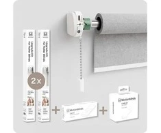 „MotionBlinds“ atnaujinimo rinkinio pradinis rinkinys (ritininių žaliuzių + tiltelio + 1C nuotolinio valdymo pulto atnaujinimo rinkinys)