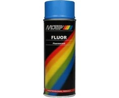 Motip Fluorescenciniai purškiami dažai 400ml mėlyni