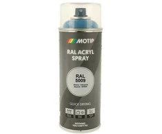 Motip Ral 5009 blizgi žydra mėlyna