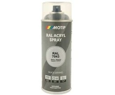 Motip Ral 7043 blizgi pilka spalva b
