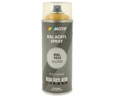 Motip Ral 1032 blizgi šluotos geltona spalva