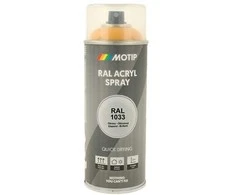 Motip Ral 1033 blizgi jurginų geltona spalva
