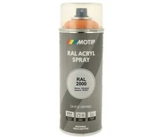 Motip Ral 2000 blizgi geltona oranžinė spalva