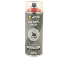 Motip Ral 2002 blizgi kruvina oranžinė spalva