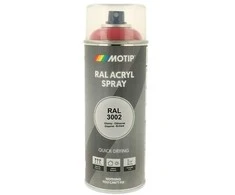 Motip Ral 3002 blizgi karmino raudona