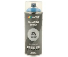 Motip Ral 5012 blizgi šviesiai mėlyna