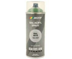 Motip Ral 6010 blizgi žolės žalia spalva