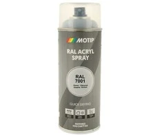 Motip Ral 7001 blizgi sidabrinė pilka