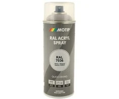 Motip Ral 7036 blizgi platinos pilka
