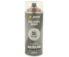 Motip Ral 8002 blizgi signalinė ruda spalva